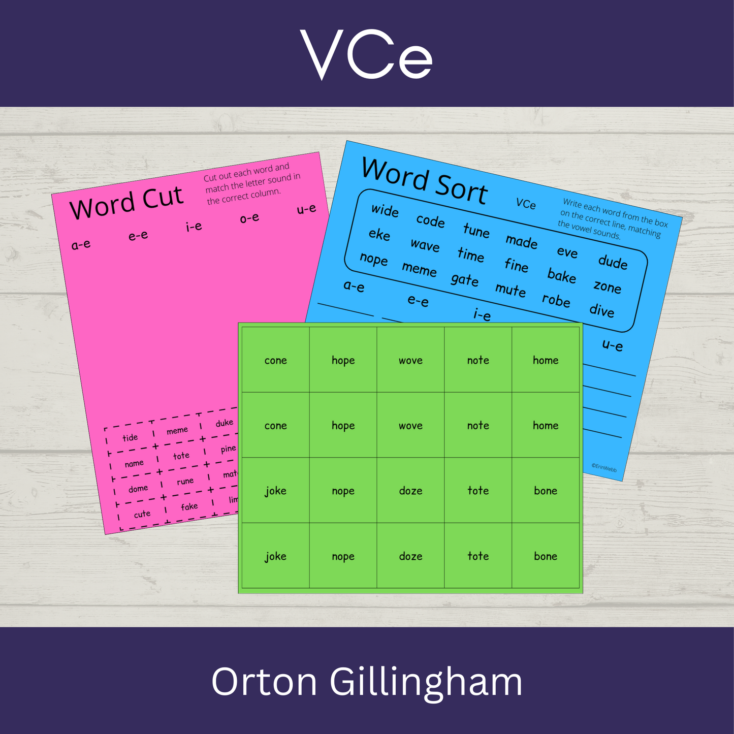 VCe Games and Activities