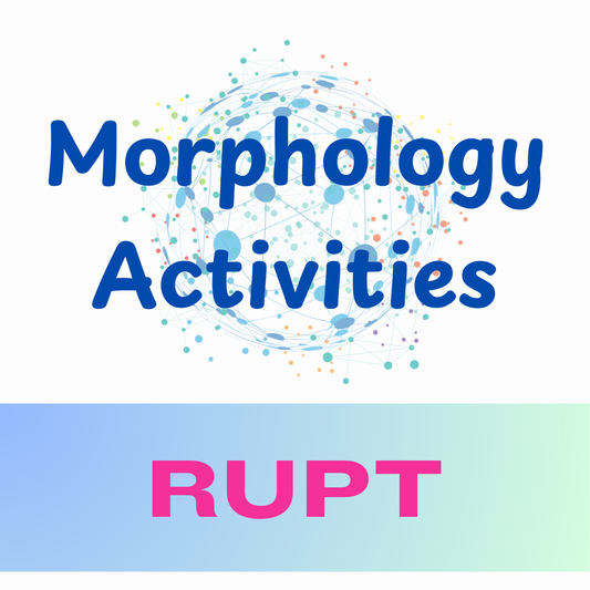 Morphology Activities - Base Word RUPT