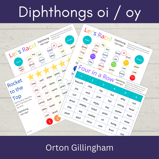 Diphthongs OI and OY - Games and Activities