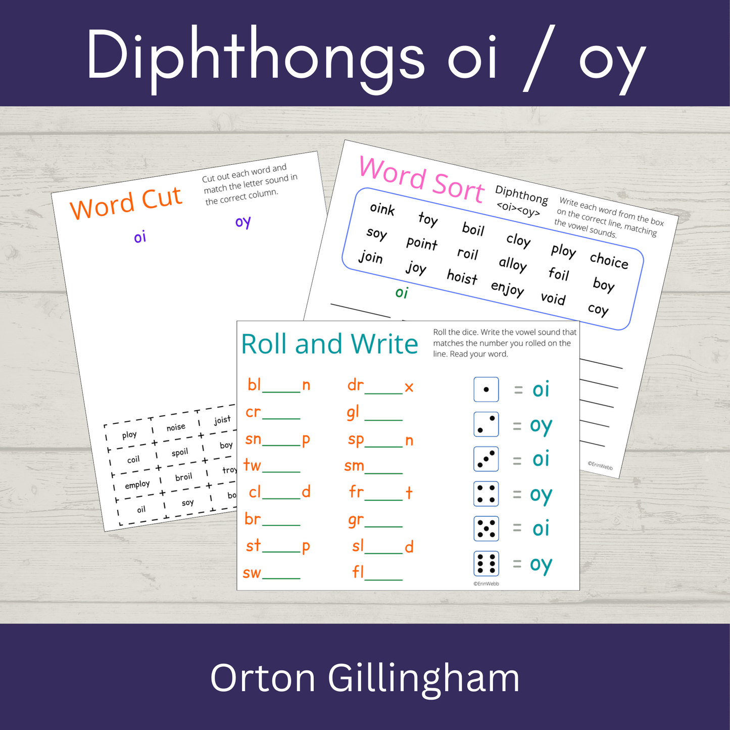 Diphthongs OI and OY - Games and Activities