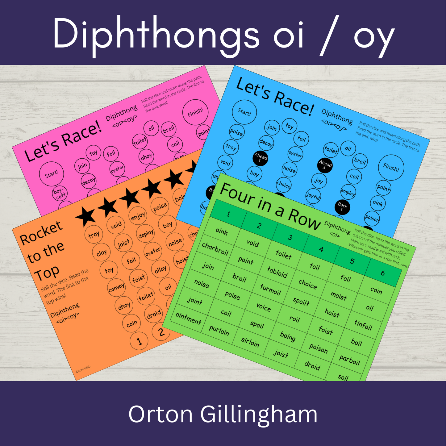 Diphthongs OI and OY - Games and Activities