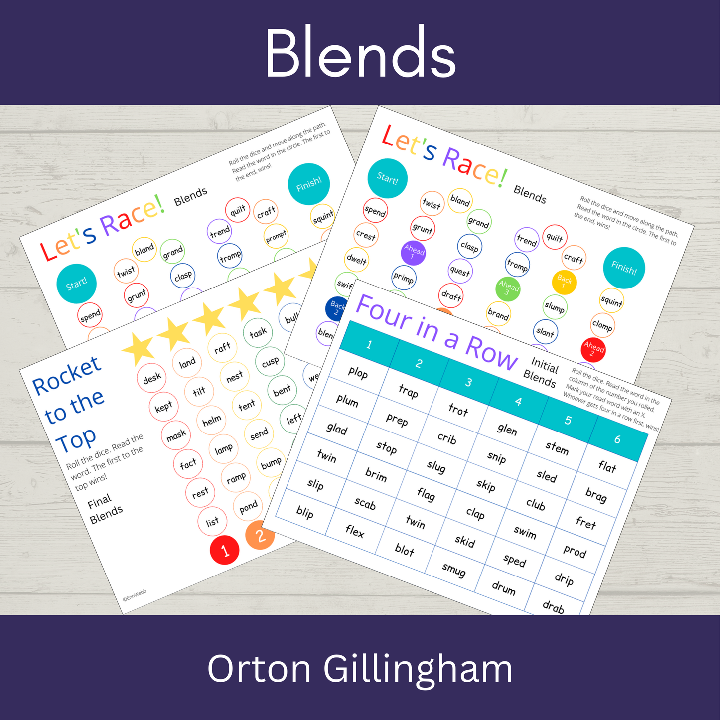 Blends - Games and Activities