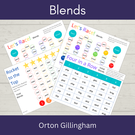Blends - Games and Activities