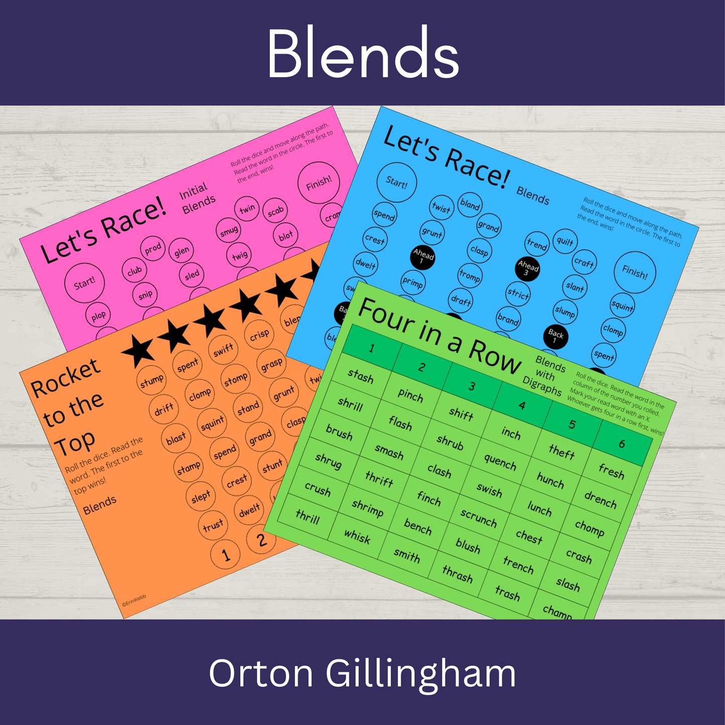 Blends - Games and Activities