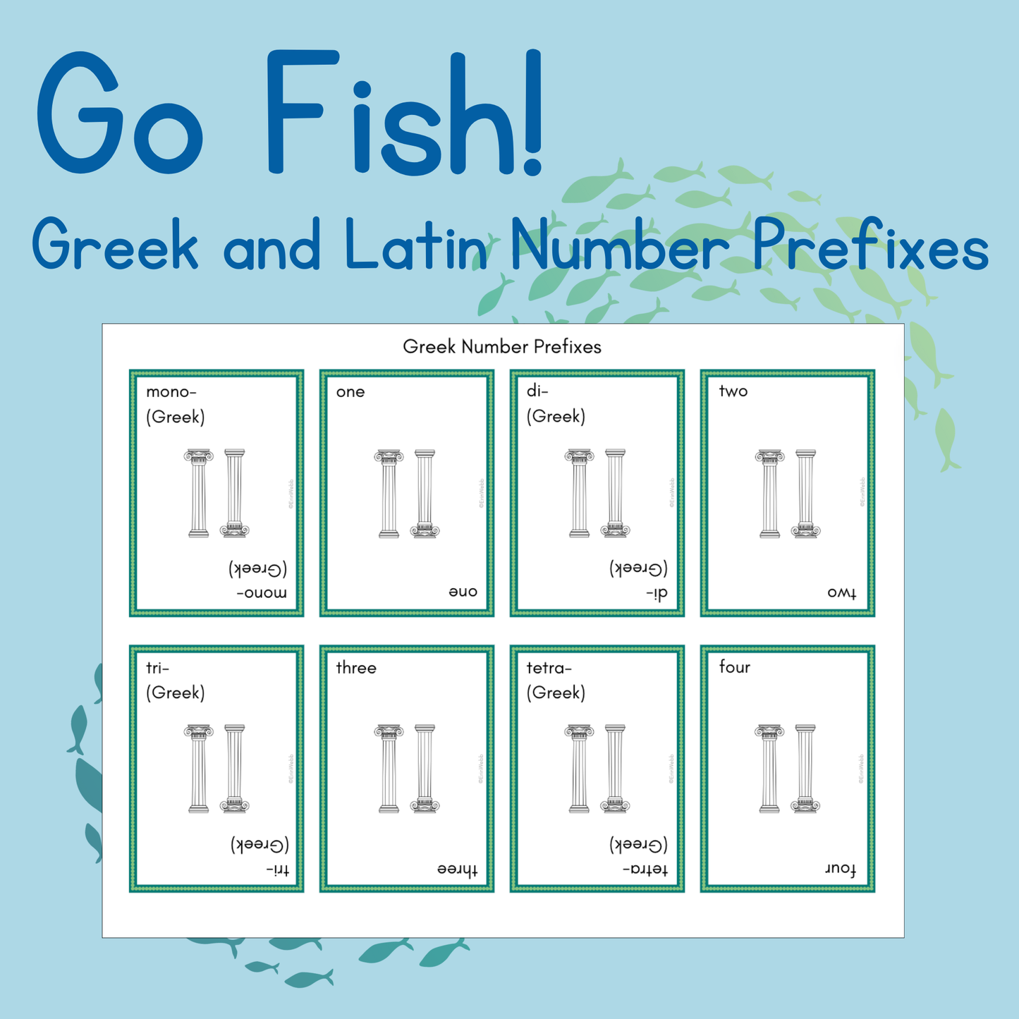 Greek and Latin Number Prefixes - Go, Fish!