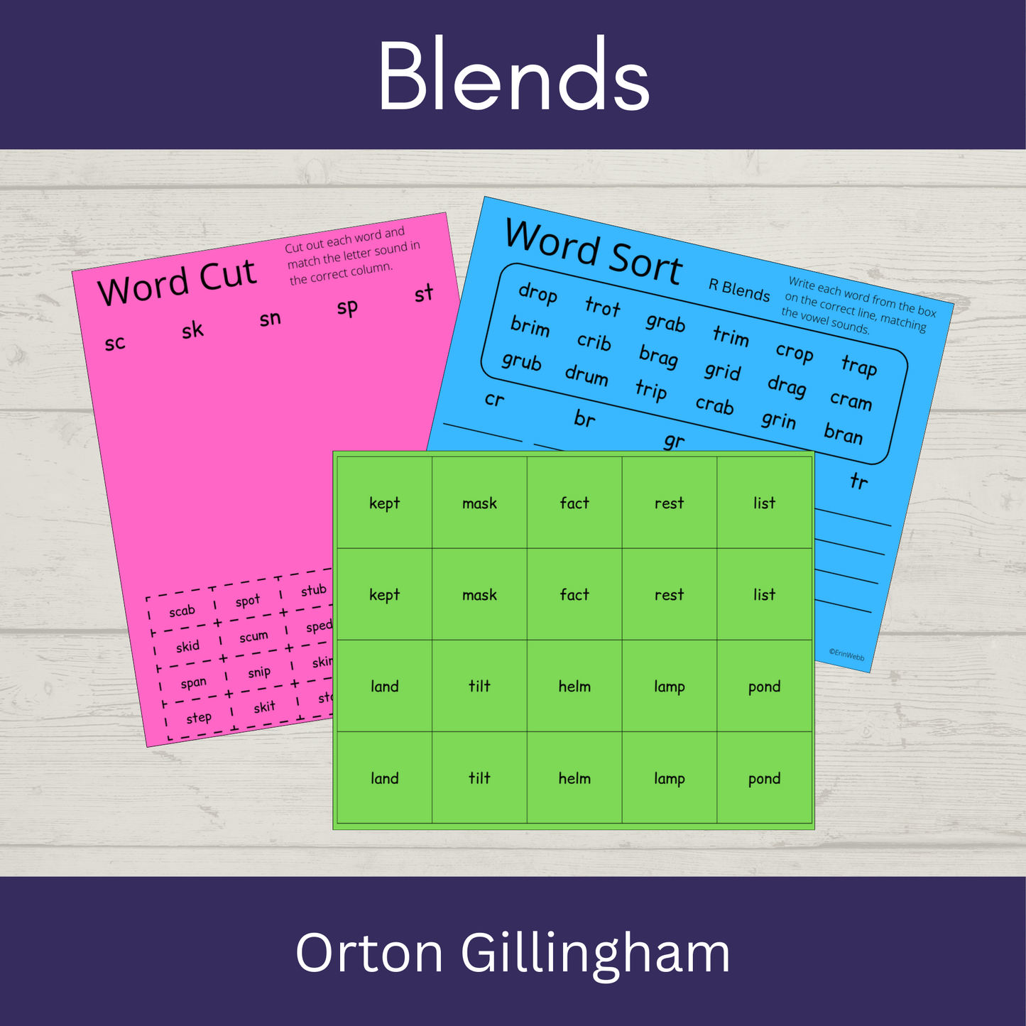 Blends - Games and Activities