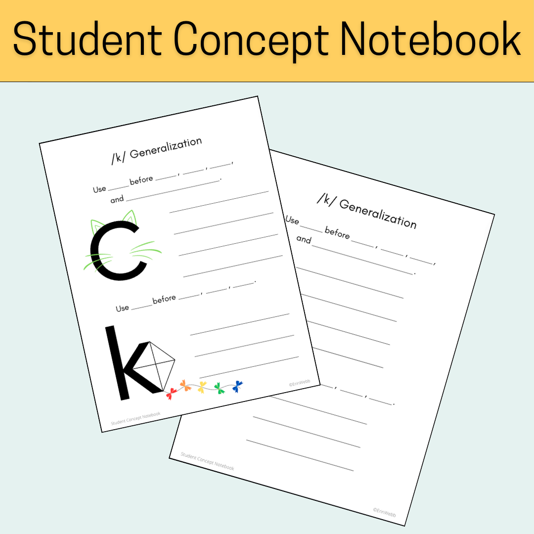 Student Concept Notebook