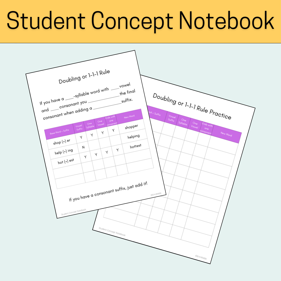 Student Concept Notebook
